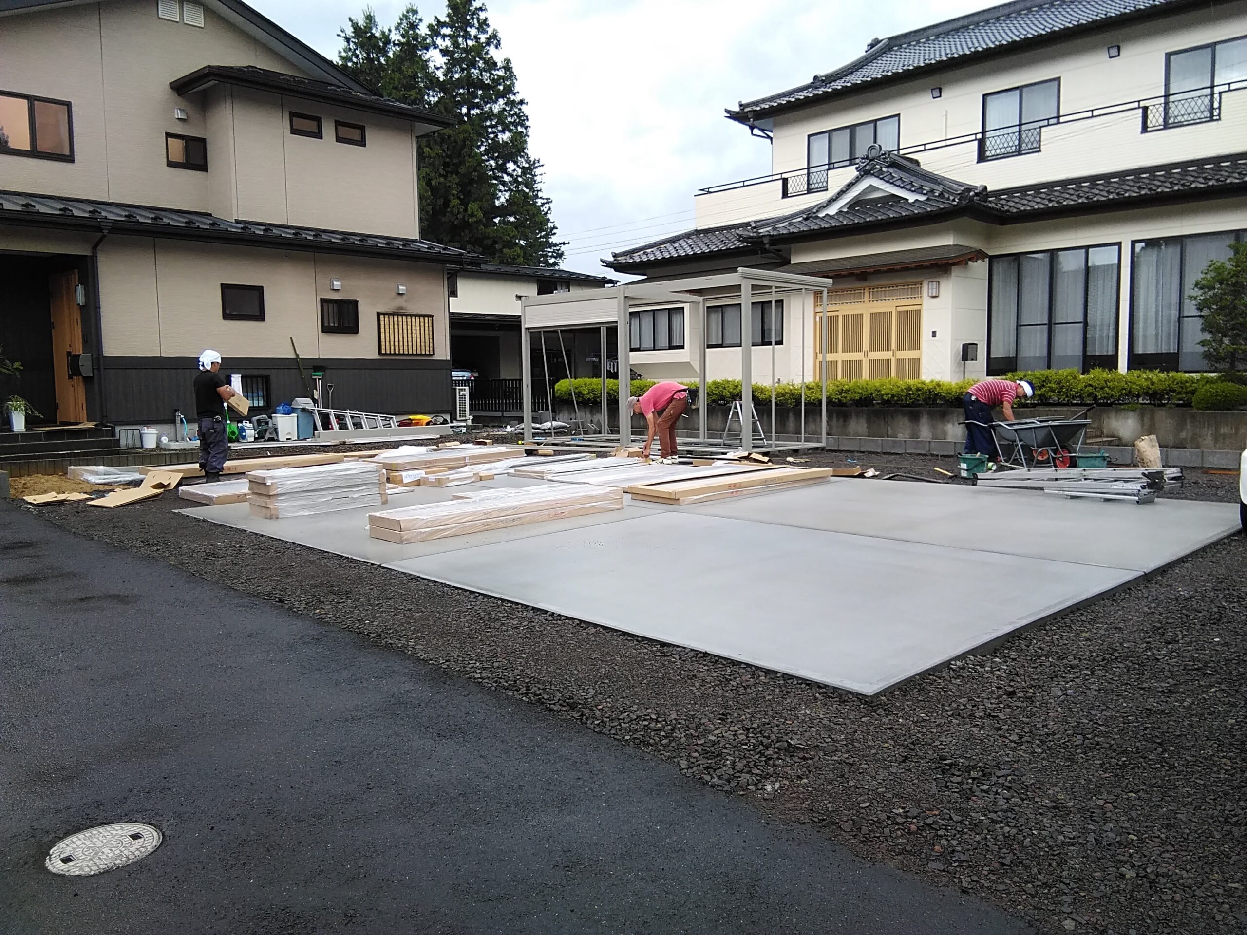 駐車場施工